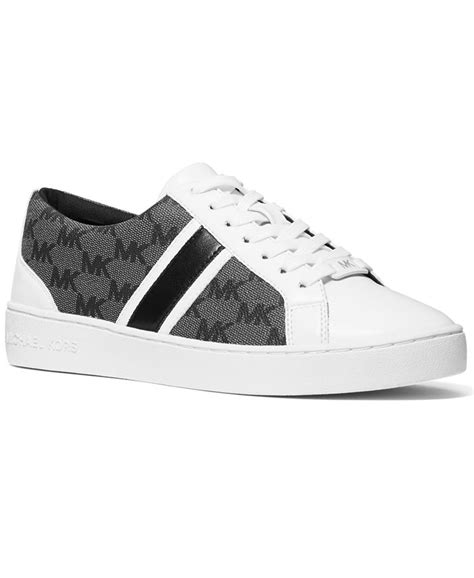 michael michael kors monae signature logo lace-up sneakers|MICHAEL Michael Kors .